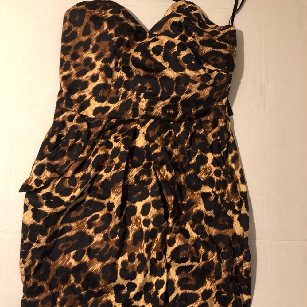 Snap Leopard print  dress size 13